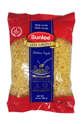 Picture of Sunlee ShortTube Macaroni-400g (14.1Oz)