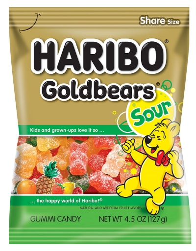 Picture of Haribo Sour Gold Bears- 4.5oz