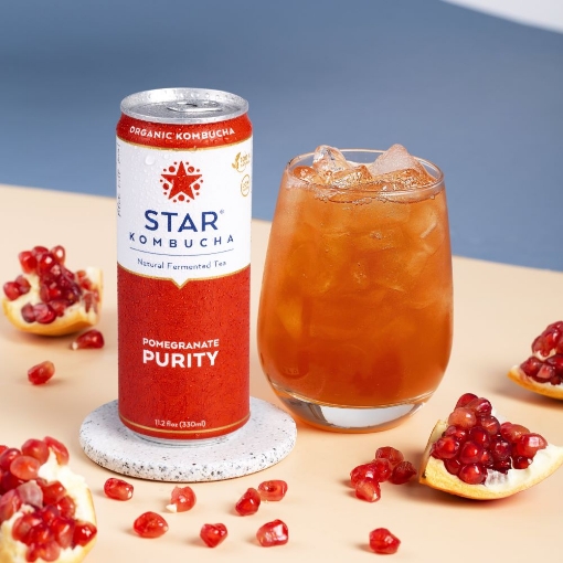 Picture of StarKombucha Pomegranate 330mL