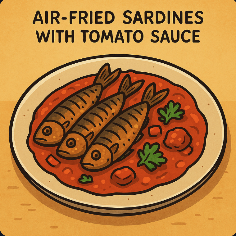 A plate of fish on a plate of sauce

AI-generated content may be incorrect.
